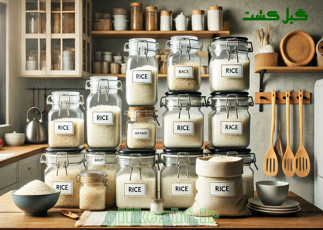 بهترین ظروف برای نگهداری برنج